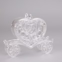 Carrosse coeur en plexi transparent