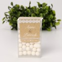 Boîte de Tic-Tac menthe personnalisable Mr & Mrs