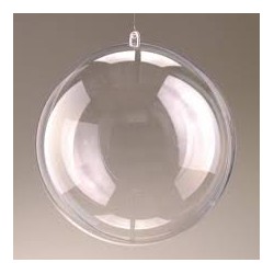 Boule plexi transparente D12CM