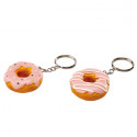 Porte-clefs " Donut rose "