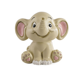 Figurine éléphant rose